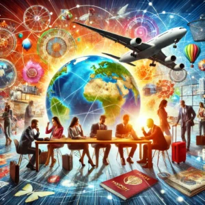 Agência de viagens na rede turisticas